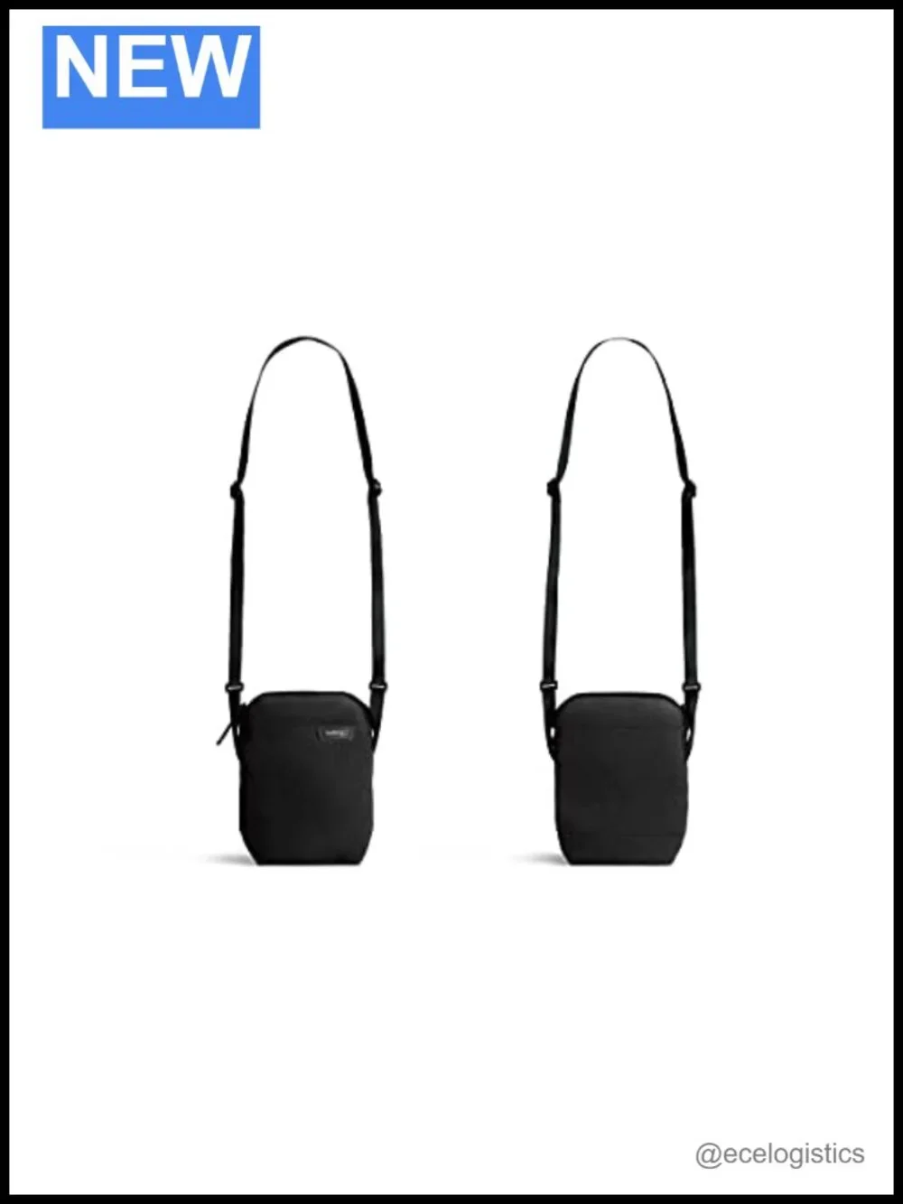 Slim Expandable Crossbody Pouch - Water-Resistant Recycled